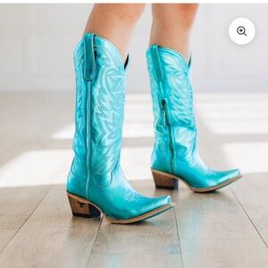 Lane boots SMOKESHOW BOOT - TURQUOISE METALLIC